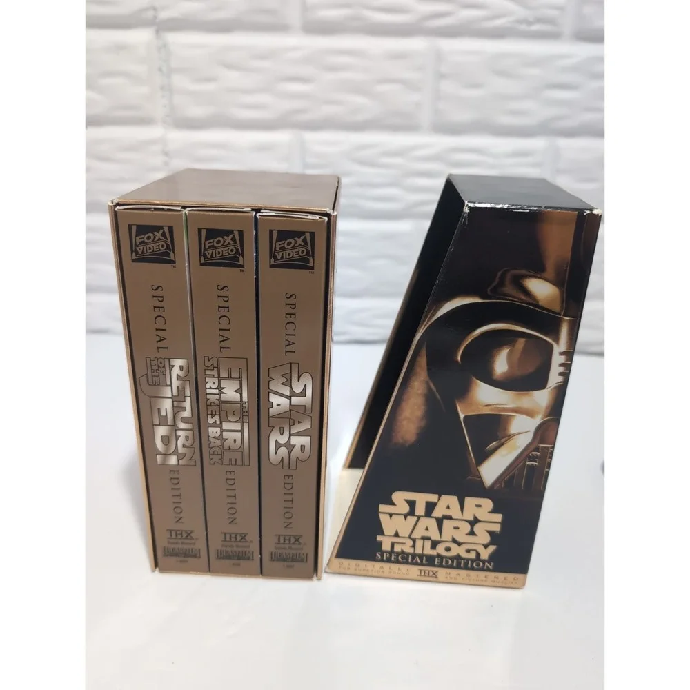 Star Wars Special Edition Original Trilogy 3 VHS Video Tape Box Set 1997 VGC